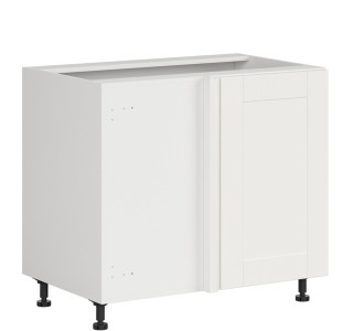 EDAN biely canadian DNW105L, dolná skrinka určená do rohu v šírke 105 cm