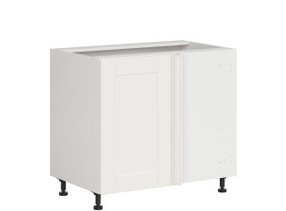 EDAN biely canadian DNW105P, dolná skrinka určená do rohu v šírke 105 cm