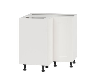 EDAN biely canadian DNW90, dolná rohová skrinka v šírke 90 x 90 cm