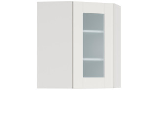 EDAN biely canadian GNWU60/72-LVPV, horná rohová skrinka v šírke 60x60 cm