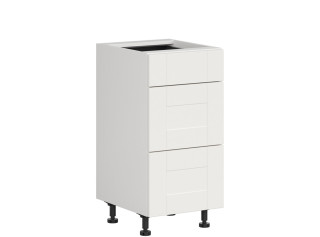 EDAN biely canadian D3S40, dolná zásuvková skrinka v šírke 40 cm