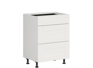 EDAN biely canadian D3S60, dolná zásuvková skrinka v šírke 60 cm