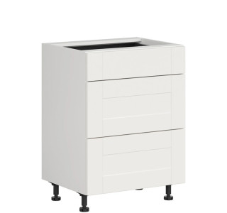 EDAN biely canadian D3S60, dolná zásuvková skrinka v šírke 60 cm