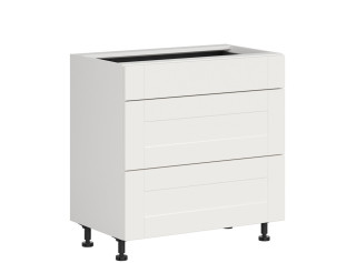 EDAN biely canadian D3S80, dolná zásuvková skrinka v šírke 80 cm