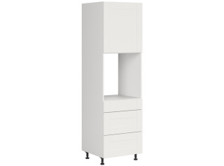 EDAN biely canadian DPS-60/207-2SMB/P, vysoká skrinka na vstavanú rúru v šírke 60 cm a výške 207 cm