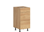HAMPER dub hikory D3S40, dolná zásuvková skrinka v šírke 40 cm