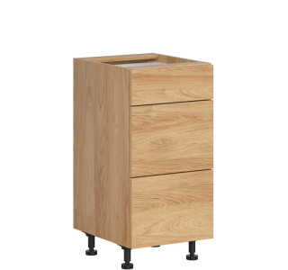 HAMPER dub hikory D3S40, dolná zásuvková skrinka v šírke 40 cm