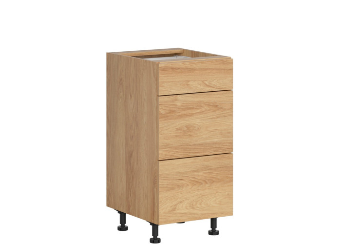 HAMPER dub hikory D3S40, dolná zásuvková skrinka v šírke 40 cm