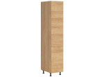 HAMPER dub hikory D40/207, vysoká skrinka v šírke 40 cm a výške 207 cm