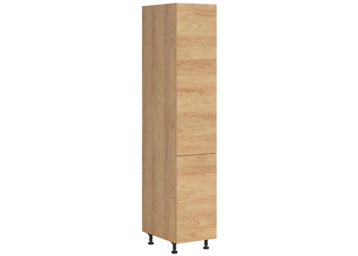 HAMPER dub hikory D40/207, vysoká skrinka v šírke 40 cm a výške 207 cm