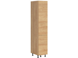 HAMPER dub hikory DC40/207, vysoká skrinka s CARGO košom v šírke 40 cm a výške 207 cm