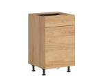HAMPER dub hikory D1S50, dolná skrinka so zásuvkou v šírke 50 cm
