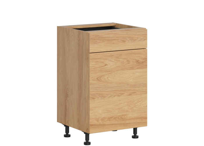 HAMPER dub hikory D1S50, dolná skrinka so zásuvkou v šírke 50 cm