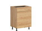 HAMPER dub hikory D1S60, dolná skrinka so zásuvkou v šírke 60 cm
