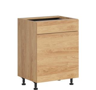 HAMPER dub hikory D1S60, dolná skrinka so zásuvkou v šírke 60 cm