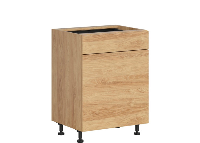 HAMPER dub hikory D1S60, dolná skrinka so zásuvkou v šírke 60 cm