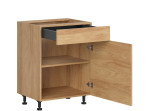 HAMPER dub hikory D1S60, dolná skrinka so zásuvkou v šírke 60 cm