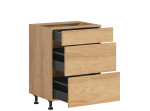 HAMPER dub hikory D3S60, dolná zásuvková skrinka v šírke 60 cm