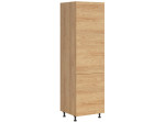 HAMPER dub hikory D60/207, vysoká skrinka v šírke 60 cm a výške 207 cm