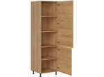 HAMPER dub hikory D60/207, vysoká skrinka v šírke 60 cm a výške 207 cm