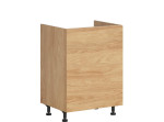 HAMPER dub hikory DK60, dolná drezová skrinka v šírke 60 cm