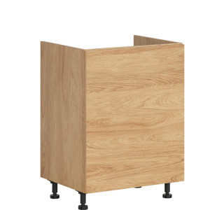 HAMPER dub hikory DK60, dolná drezová skrinka v šírke 60 cm
