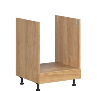 HAMPER dub hikory DP60, dolná skrinka na vstavanú rúru v šírke 60 cm
