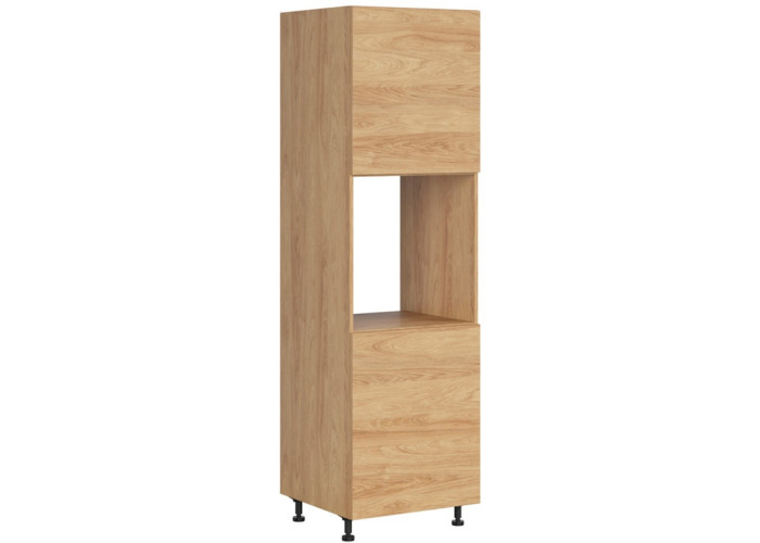 HAMPER dub hikory DPS-60/207-P/P, vysoká skrinka na vstavanú rúru v šírke 60 cm a výške 207 cm HAMPER dub hikory DPS-60/207-P/P, vysoká skrinka na vstavanú rúru v šírke 60 cm a výške 207 cm
