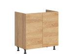 HAMPER dub hikory DK80, dolná drezová skrinka v šírke 80 cm