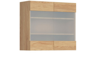 HAMPER dub hikory G80/72-LVPV, horná skrinka v šírke 80 cm