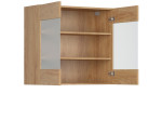 HAMPER dub hikory G80/72-LVPV, horná skrinka v šírke 80 cm