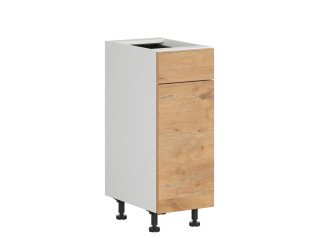 HAMPER dub lancelot D1S30, dolná skrinka so zásuvkou v šírke 30 cm