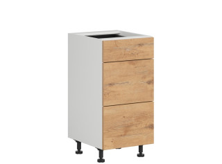 HAMPER dub lancelot D3S40, dolná zásuvková skrinka v šírke 40 cm