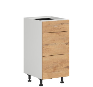 HAMPER dub lancelot D3S40, dolná zásuvková skrinka v šírke 40 cm