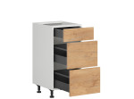 HAMPER dub lancelot D3S40, dolná zásuvková skrinka v šírke 40 cm