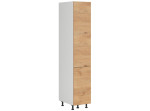 HAMPER dub lancelot DC40/207, vysoká skrinka s CARGO košom v šírke 40 cm a výške 207 cm