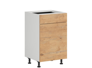 HAMPER dub lancelot D1S50, dolná skrinka so zásuvkou v šírke 50 cm