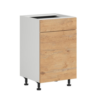 HAMPER dub lancelot D1S50, dolná skrinka so zásuvkou v šírke 50 cm