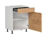HAMPER dub lancelot D1S60, dolná skrinka so zásuvkou v šírke 60 cm HAMPER dub lancelot D1S60, dolná skrinka so zásuvkou v šírke 60 cm