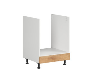 HAMPER dub lancelot DP60, dolná skrinka na vstavanú rúru v šírke 60 cm