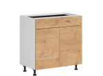 HAMPER dub lancelot D1S80, dolná skrinka so zásuvkou v šírke 80 cm