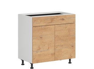 HAMPER dub lancelot D1S80, dolná skrinka so zásuvkou v šírke 80 cm