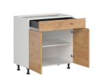 HAMPER dub lancelot D1S80, dolná skrinka so zásuvkou v šírke 80 cm