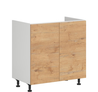 HAMPER dub lancelot DK80, dolná drezová skrinka v šírke 80 cm