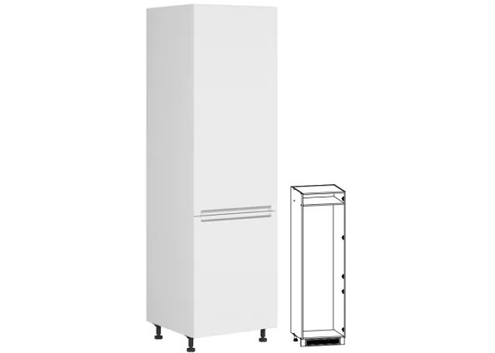 IRIS super biela matná DL60/207, skrinka na vstavanú chladničku v šírke 60 cm a výške 207 cm IRIS super biela matná DL60/207, skrinka na vstavanú chladničku v šírke 60 cm a výške 207 cm