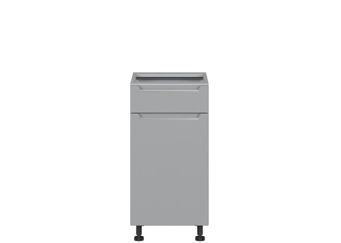 IRIS ferro sivá D1S40, dolná skrinka so zásuvkou v šírke 40 cm