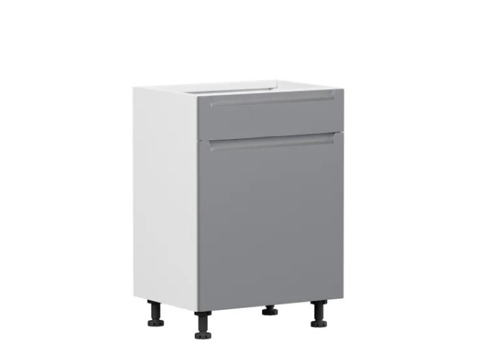 IRIS ferro sivá D1S60, dolná skrinka so zásuvkou v šírke 60 cm IRIS ferro sivá D1S60, dolná skrinka so zásuvkou v šírke 60 cm