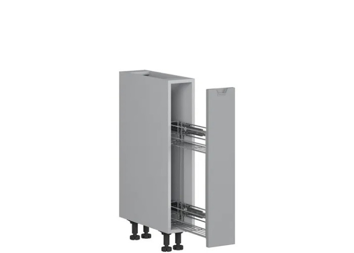 IRIS ferro sivá DC15, dolná skrinka s CARGO košom v šírke 15 cm IRIS ferro sivá DC15, dolná skrinka s CARGO košom v šírke 15 cm