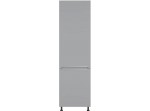 IRIS ferro sivá D4STW60/207, vysoká skrinka s CARGO zásuvkami v šírke 60 cm a výške 207 cm
