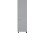 IRIS ferro sivá DL60/207, skrinka na vstavanú chladničku v šírke 60 cm a výške 207 cm
